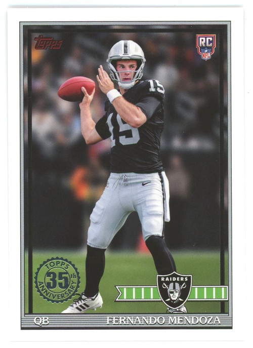 NFL 2026 Topps Flagship Football 1991 Fernando Mendoza #91TR-1 Rookie、ToyWiz、kayou