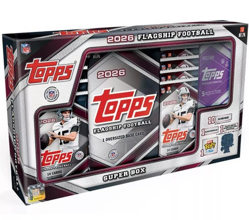 NFL Topps 2026 Flagship Football Exclusive Trading Card SUPER Box、ToyWiz、kayou