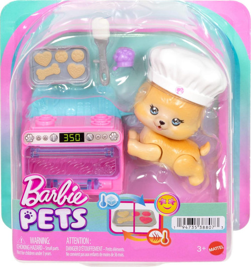 Barbie Dream Squad Pets Puppy with Oven & Chef Hat、ToyWiz、kayou