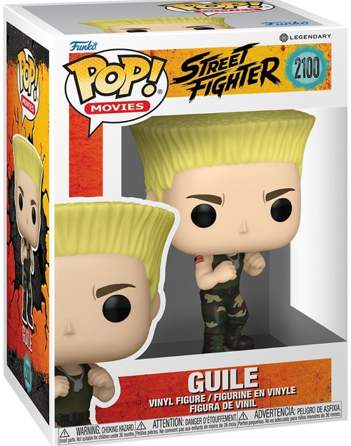 Funko Street Fighter POP! Movies Guile Vinyl Figure #2100、ToyWiz、kayou