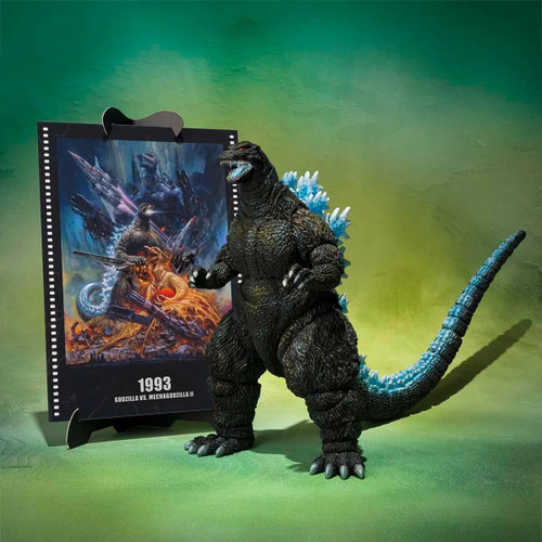 Tamashii Nations Movie Graphic Plus S.H.MonsterArts Godzilla 6.3-Inch Collectable Figure Godzilla vs. Mechagodzilla II Poster Coloring Ver. (Pre-Order ships March)、ToyWiz、kayou