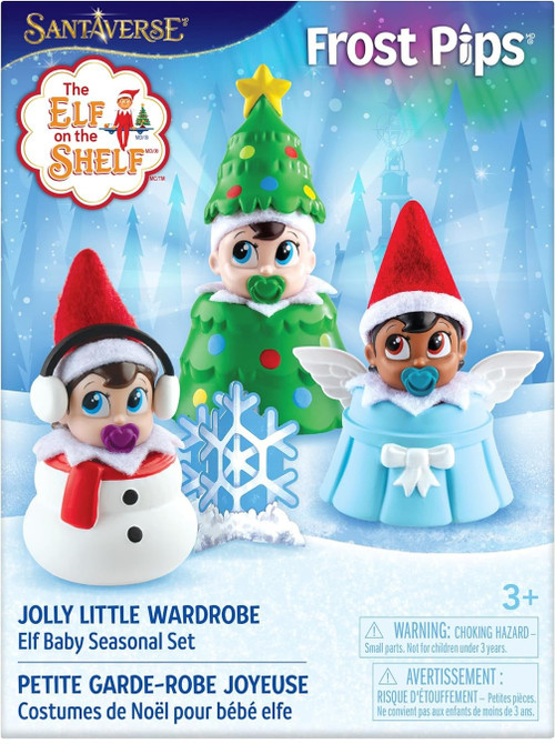 The Elf on the Shelf Santaverse Frost Pips Jolly Little Wardrobe Elf Baby Seasonal Set、ToyWiz、kayou
