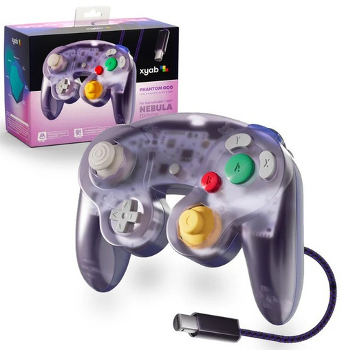 XYAB Nintendo Phantom GCC Nebula Edition V2 Wired Controller Game Cube、ToyWiz、kayou