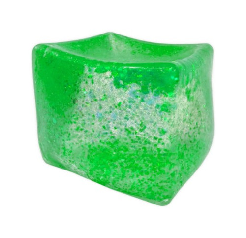 Jumbo Squishy Cube GREEN 3-Inch Squeeze Toy、ToyWiz、kayou