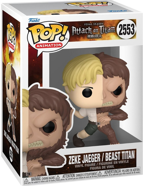 Funko Age of Titan POP! Animation Zeke Jaeger/Beast Titan Vinyl Figure #2553 (Pre-Order ships October)、ToyWiz、kayou