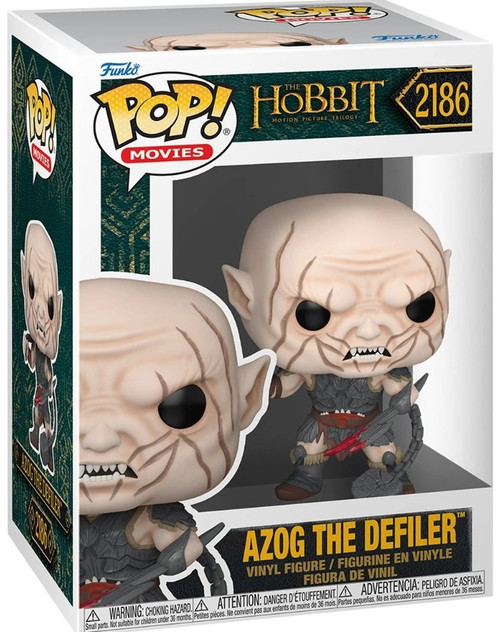 Funko The Lord of the RIngs The Hobbit POP! Movies Azog the Defiler Vinyl Figure #2186 With Weapon (Pre-Order ships November)、ToyWiz、kayou
