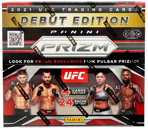 Panini 2021 Prizm UFC Debut Edition Trading Card RETAIL Box 24 Packs、ToyWiz、kayou