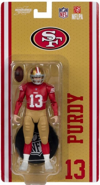 McFarlane Toys NFL San Francisco 49ers Brock Purdy Action Figure (Pre-Order ships November)、ToyWiz、kayou