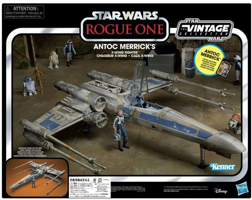Star Wars Rogue One Vintage Collection Antoc Merrick's X-Wing Fighter 3.75-Inch Vehicle (Pre-Order ships November)、ToyWiz、kayou