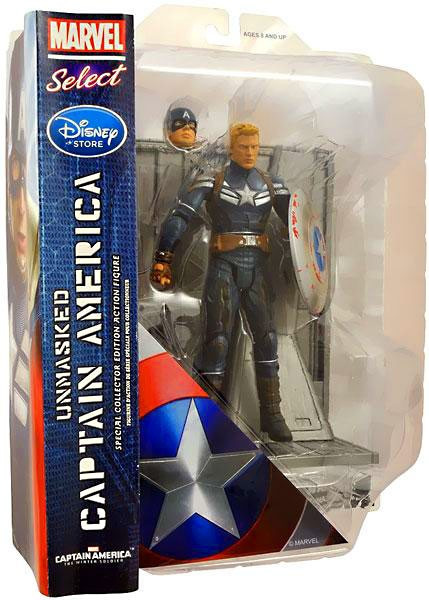 The Winter Soldier Marvel Select Captain America Exclusive Action Figure Unmasked、ToyWiz、kayou