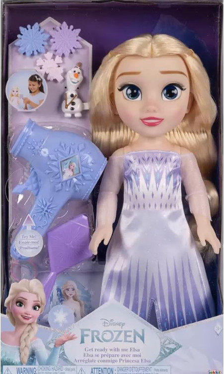 Disney Frozen Get Ready with Me Elsa 14-Inch Doll、ToyWiz、kayou