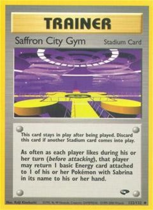 Pokemon Gym Challenge Uncommon Saffron City Gym #122 1st Edition、ToyWiz、kayou