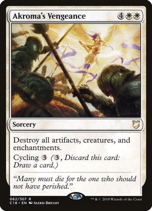 MtG Commander 2018 Rare Akroma's Vengeance #62、ToyWiz、kayou