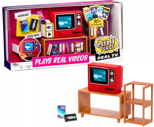Miniverse Real TV Player Playset 1 RANDOM Mini Playable Videotape (Pre-Order ships November)、ToyWiz、kayou