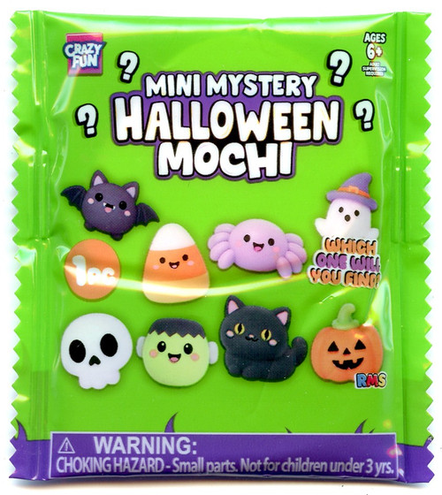 Crazy Fun Halloween Mochis Mini Mystery Pack 1 RANDOM Mini Squishy Toy、ToyWiz、kayou