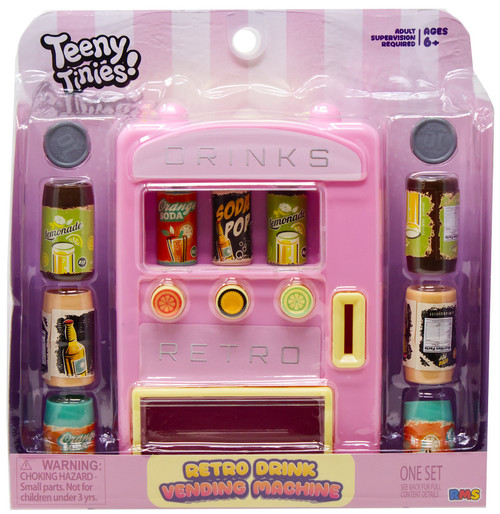 Teeny Tinies! Retro Drink Vending Machine Playset、ToyWiz、kayou