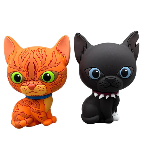 Warrior Cats The Prophecies Begin Firestar & Scourge 2.75-Inch Mini Figure 2-Pack、ToyWiz、kayou