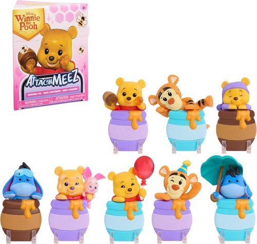 Disney Winnie the Pooh AttachMeez Mystery Pack 1 RANDOM Hanging Figure、ToyWiz、kayou