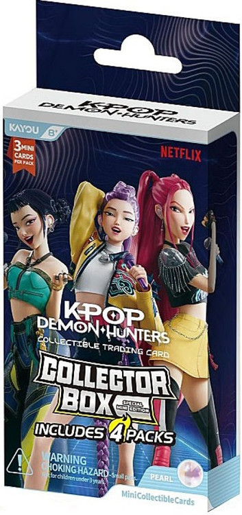 KPop Demon Hunters World Tour Special Mini Edition Trading Card Collector Box 4 Packs、ToyWiz、kayou