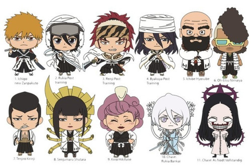 Bleach 3D Figural Bag Clip Thousand Year Blood War Series 3 Mystery Box 24 Packs (Pre-Order ships March)、ToyWiz、kayou