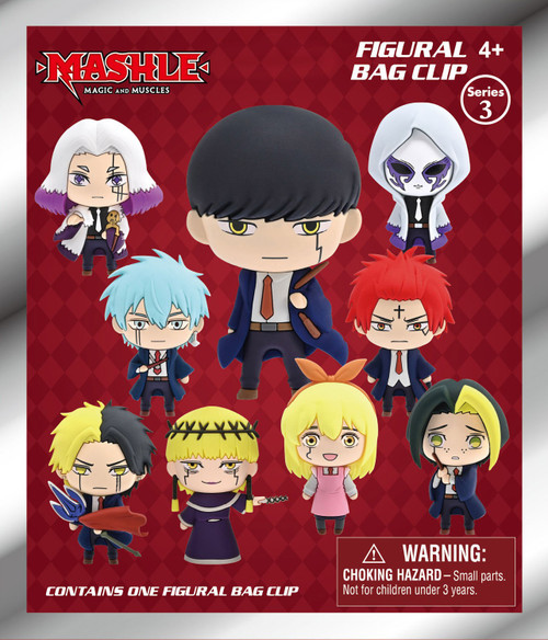 3D Figural Foam Bag Clip Mashle: Magic and Muscles Series 3 Mystery Pack 1 RANDOM Figure (Pre-Order ships March)、ToyWiz、kayou