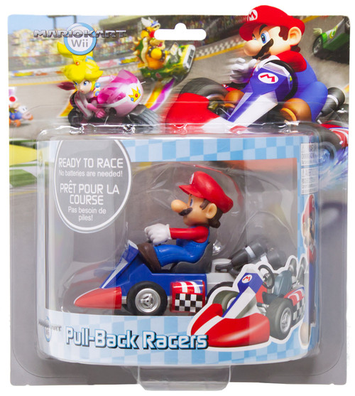 Super Mario MarioKart Wii Pull-Back Racers Mario Pull-Back Car、ToyWiz、kayou