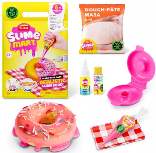 Slime Mart Small Bag Donut Slime Kit 6+ Ingredients Inside! Make Your Own Realistic Slime Food!、ToyWiz、kayou
