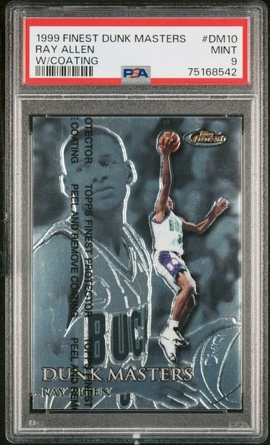 NBA 1999 Finest Dunk Masters 65/750 Ray Allen DM10 PSA 9、ToyWiz、kayou