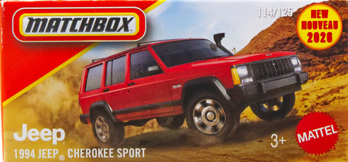 Matchbox 1994 Jeep Cherokee Sport Diecast Car、ToyWiz、kayou