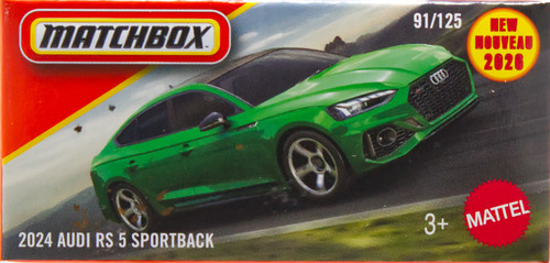 Matchbox 2024 Audi RS 5 Sportback Diecast Car、ToyWiz、kayou