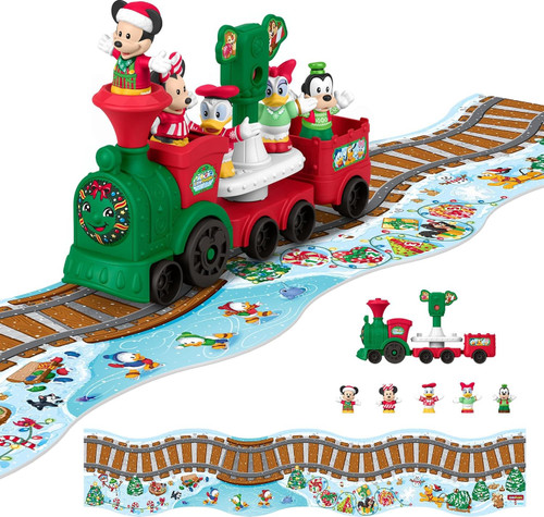 Fisher Price Little People Disney Jr Mickey & Minnie Musical Train Playset、ToyWiz、kayou