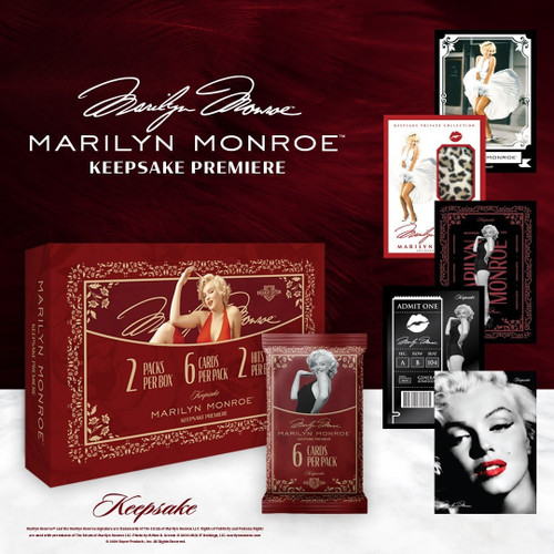 2026 Keepsake Premiere Marilyn Monroe Trading Card HOBBY Box 2 Packs (Pre-Order ships November)、ToyWiz、kayou