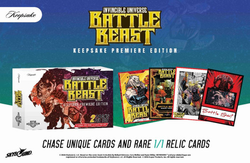 Invincible 2026 Battle Beast Keepsake Edition Trading Card BREAKERS Box 2 Packs (Pre-Order ships January)、ToyWiz、kayou