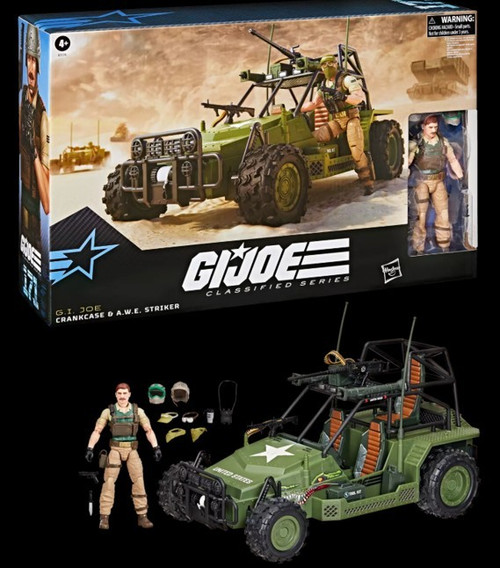 GI Joe Classified Series Crankcase & A.W.E. Striker 6-Inch Figure & Vehicle Set #171 (Pre-Order ships September)、ToyWiz、kayou
