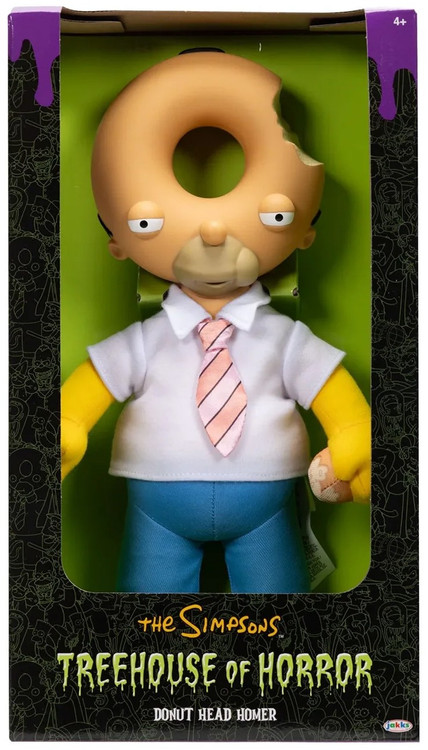 The Simpsons Treehouse of Horror Donut Head Homer 9-Inch Roto Plush、ToyWiz、kayou