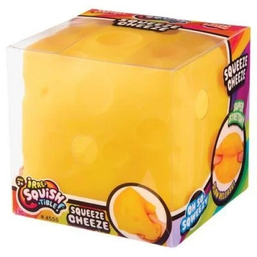 Irre-Squish-Tible! Jumbo Squeeze Cheese 4-Inch Squishy Toy、ToyWiz、kayou