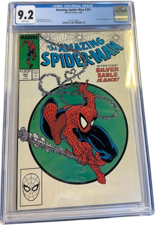 Amazing Spider-Man Graded Comic #301 CGC 9.2 Comic Book、ToyWiz、kayou