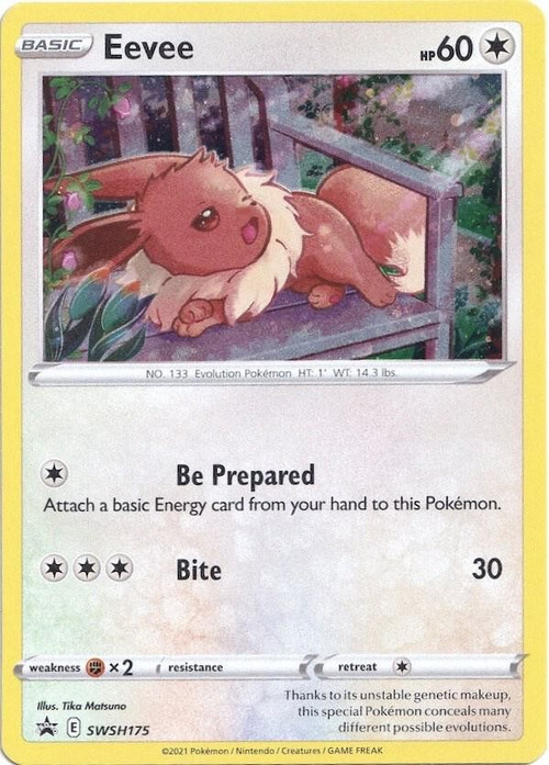 Pokemon Trading Card Game Sword & Shield Promo Eevee SWSH175、ToyWiz、kayou