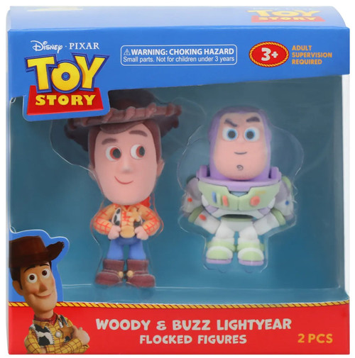 Disney Toy Story Woody & Buzz 2-Inch Mini Figure 2-Pack Flocked、ToyWiz、kayou