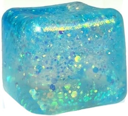 Irre-Squish-Tible! Kool Kube BLUE Squishy Toy、ToyWiz、kayou