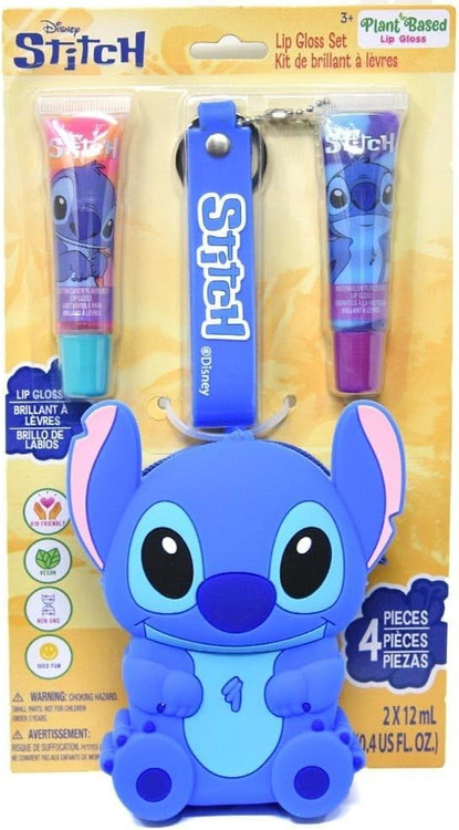 Disney Stitch Lip Gloss Set Cosmetic Set、ToyWiz、kayou