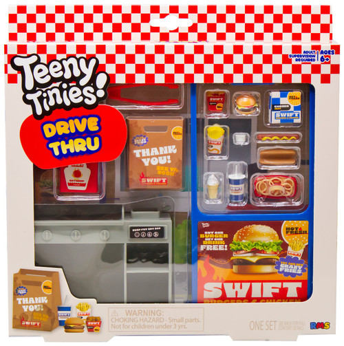 Teeny Tinies! Drive Thru Playset 15 Pieces、ToyWiz、kayou