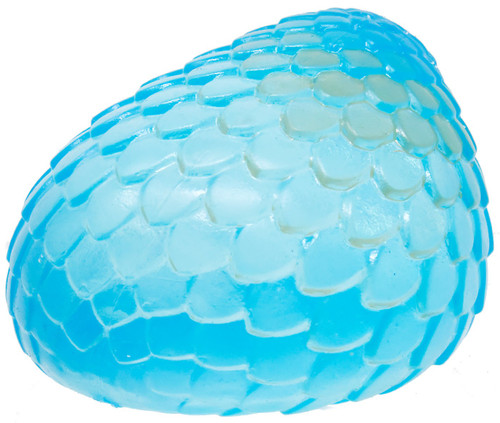 Scrunchems Sugar Dragon Egg BLUE Sensory Stress Squishy Toy with Glow-in-the-Dark Dragon、ToyWiz、kayou