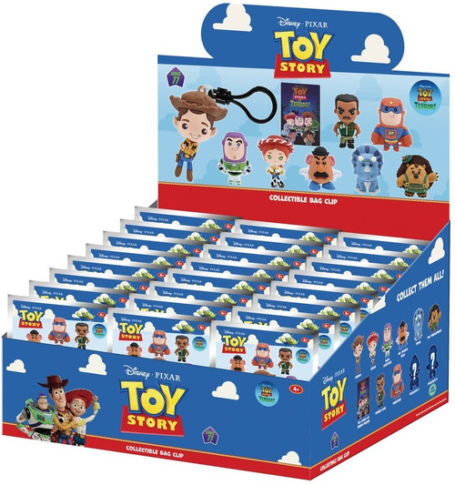 Disney 3D Figural Foam Bag Clip Toy Story of Terror Series 77 Mystery Box 24 Packs (Pre-Order ships March)、ToyWiz、kayou
