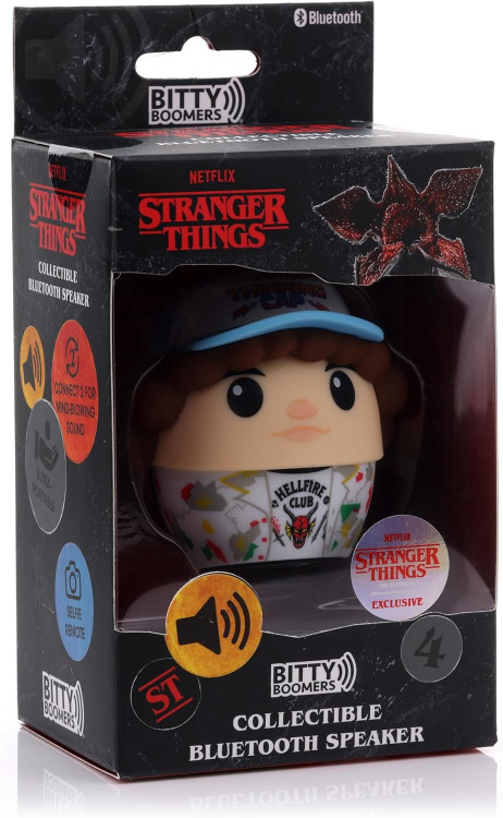 Stranger Things Bitty Boomers Dustin 2-Inch Collectible Blutooth Speaker、ToyWiz、kayou