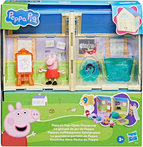 Peppa Pig Peppa's Pop-Open Playgroup Playset、ToyWiz、kayou