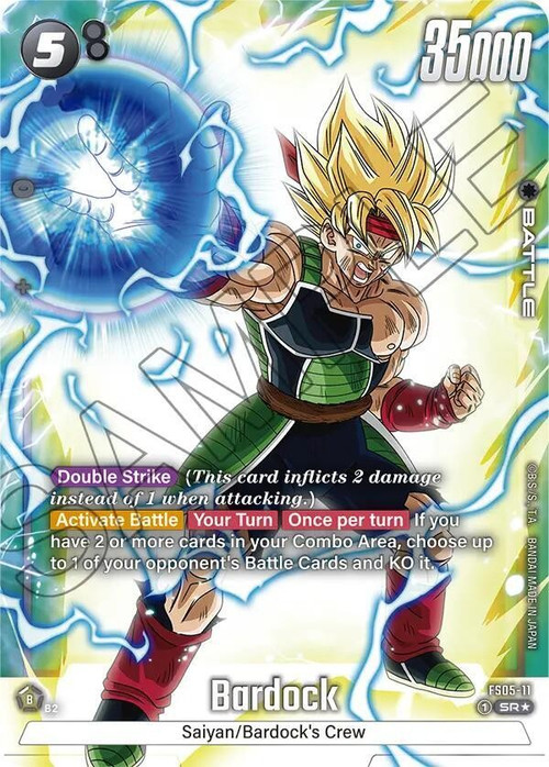 Dragon Ball Super: Masters Trading Card Game Starter Deck 5: Bardock Super Rare Bardock FS05-11、ToyWiz、kayou