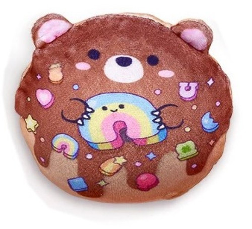 Super Duper Sugar Squisher Sugar Bear Donuts Edition BROWN 4-Inch Plush Squish Toy、ToyWiz、kayou