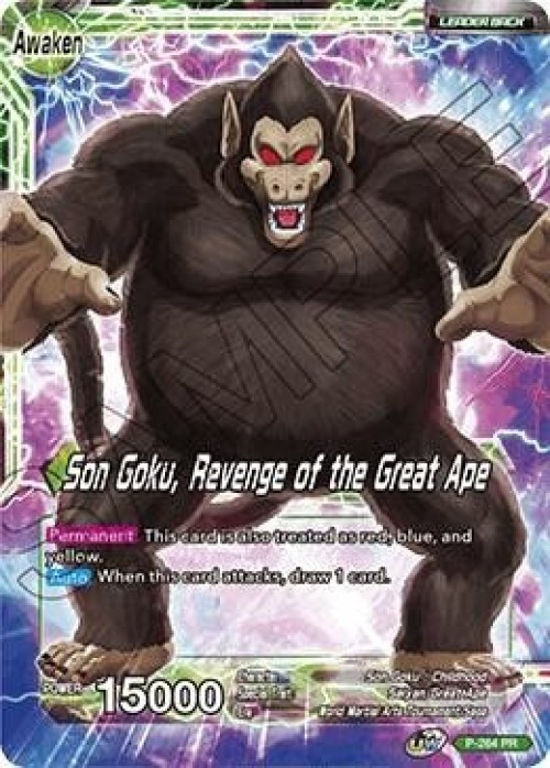 Dragon Ball Super: Masters Trading Card Game Promotion Cards Promo Son Goku // Son Goku, Revenge of the Great Ape P-264、ToyWiz、kayou
