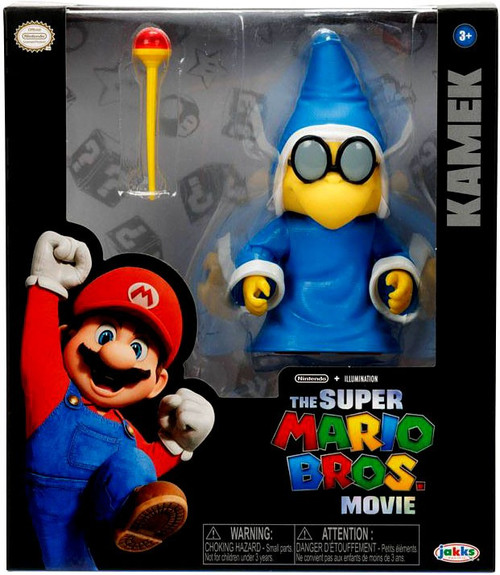 Super Mario Bros. The Movie Kamek 5-Inch Figure with Wand, Damaged Package、ToyWiz、kayou